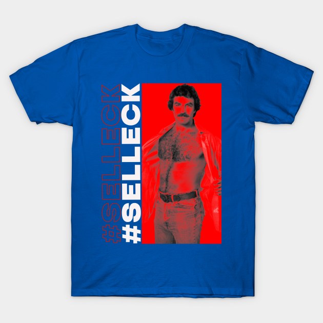 SELLECK NEGATIVE SPACE T-Shirt by MiaMagic